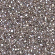 Miyuki delica Beads 11/0 - Sparkling pewter lined crystal ab DB-1772